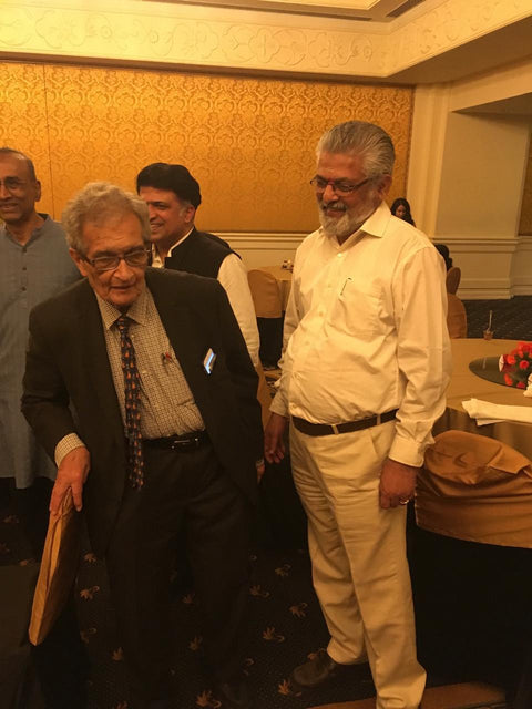 With Amartya Sen, Nobel Laureate in Economics